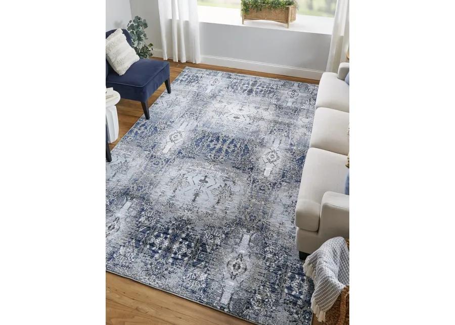 Gaspar 3834F Blue/Gray/Taupe 2'10" x 8' Rug