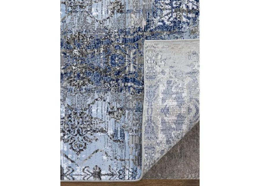 Gaspar 3834F Blue/Gray/Taupe 2'10" x 8' Rug