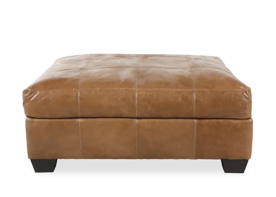 Riley Leather Ottoman