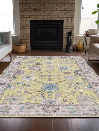 Hatay HY7 Yellow 30" x 46" Rug