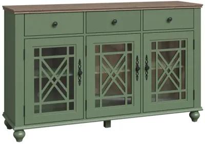 FESTIVO 55" Vintage Style Kitchen Buffet Sideboard Cabinet w/ Drawers