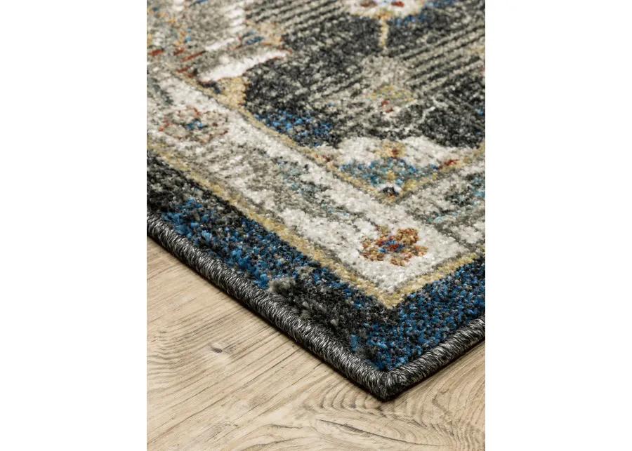 Venice 9'10" x 12'10" Char Rug