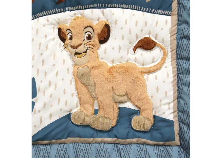 Disney Baby Lion King Adventure Blue 3-Piece Crib Bedding Set by Lambs & Ivy