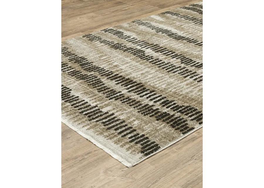 Bauer 3'10" x 5'5" Beige Rug