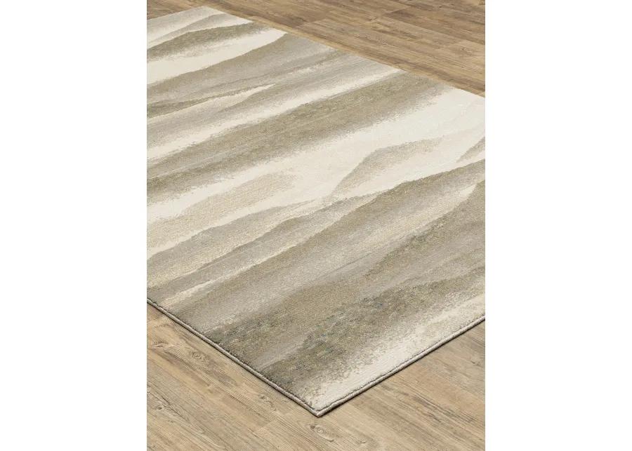 Evolution 3'3" x 5'2" Beige Rug