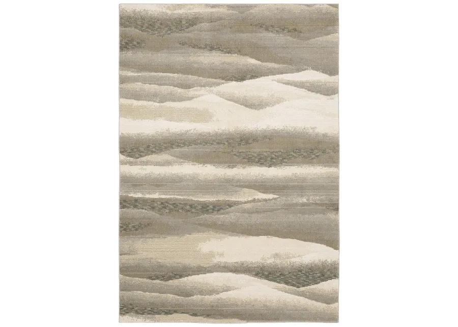 Evolution 3'3" x 5'2" Beige Rug