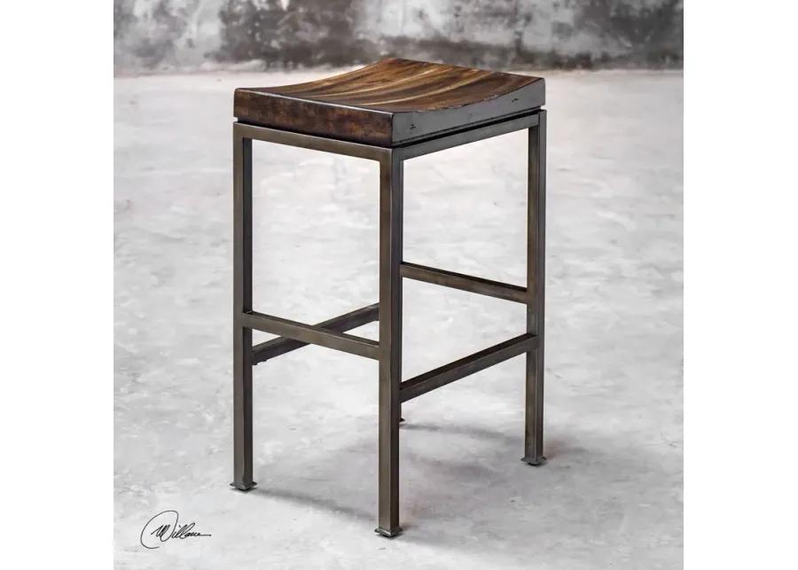 Uttermost Beck Industrial Bar Stool