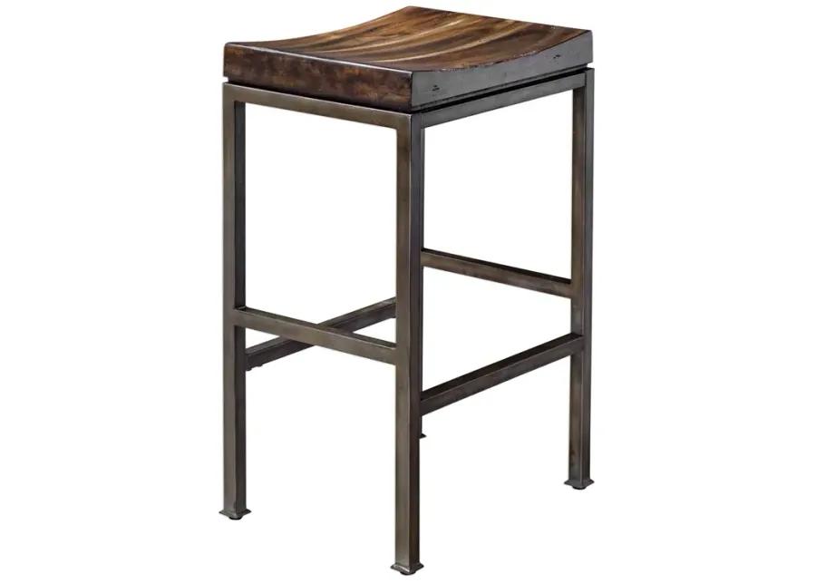 Uttermost Beck Industrial Bar Stool