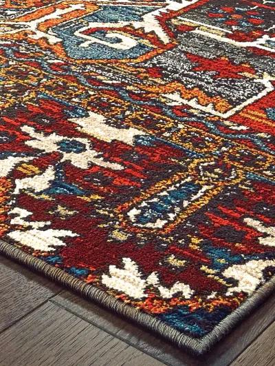 Sedona 5'3" x 7'6" Red Rug