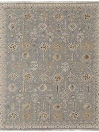 Corbitt 0610F 7'9" x 9'9" Blue/Gray/Ivory Rug