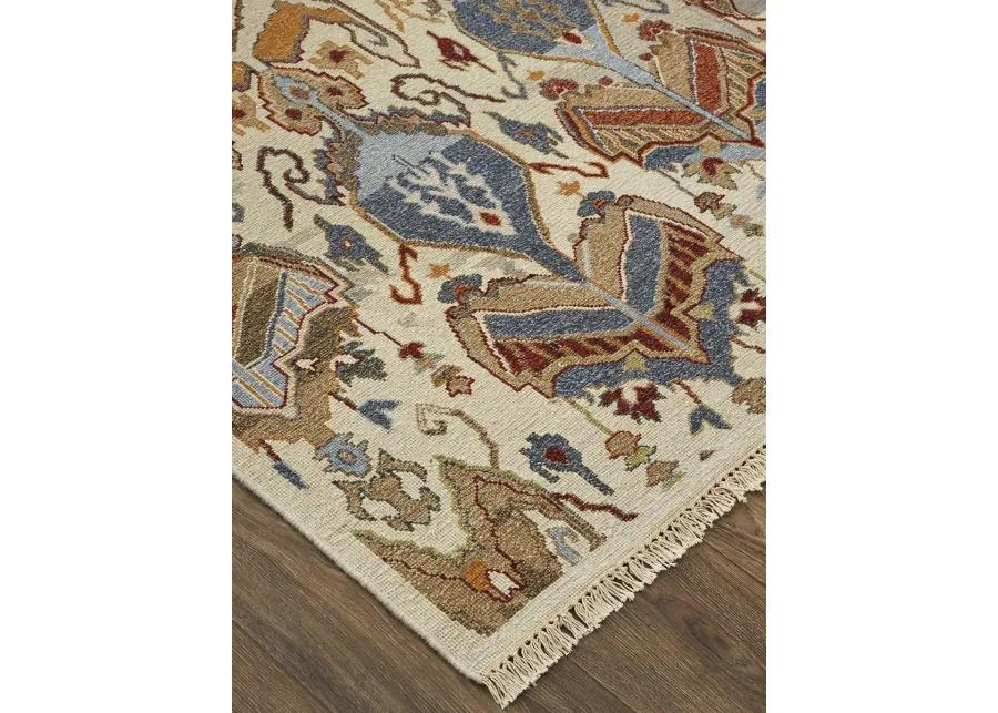 Leylan 0563F 5'6" x 8'6" Tan/Ivory/Orange Rug