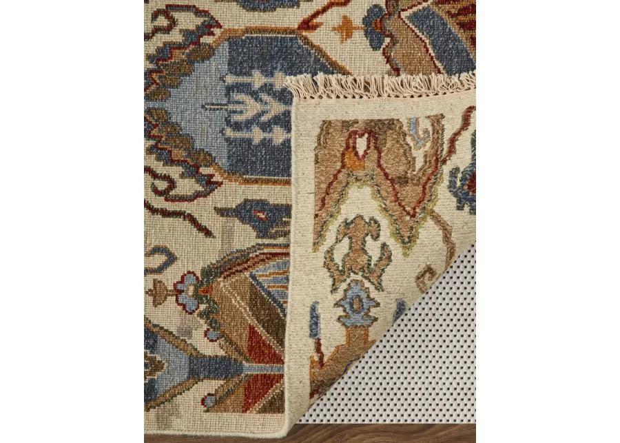 Leylan 0563F 5'6" x 8'6" Tan/Ivory/Orange Rug