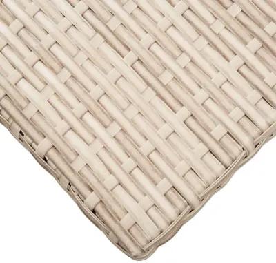 vidaXL Coffee Table Beige 27.6"x15.7"x15" Poly Rattan