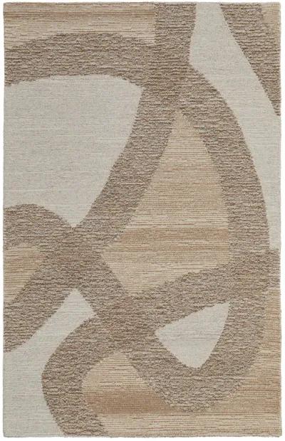 Pollock 8952F 5' x 8' Brown/Tan/Ivory Rug