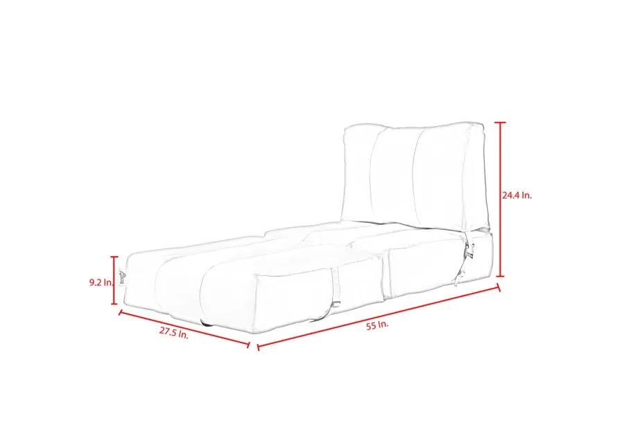 Loungie Cloudy Nylon Bean Bag Chair