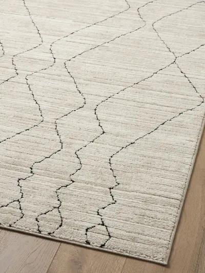 Darby DAR03 Sand/Charcoal 5'3" x 7'6" Rug