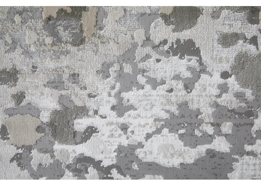 Micah 3336F Silver/Gray/White 5' x 8' Rug