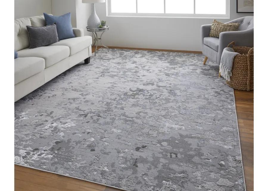 Micah 3336F Silver/Gray/White 5' x 8' Rug