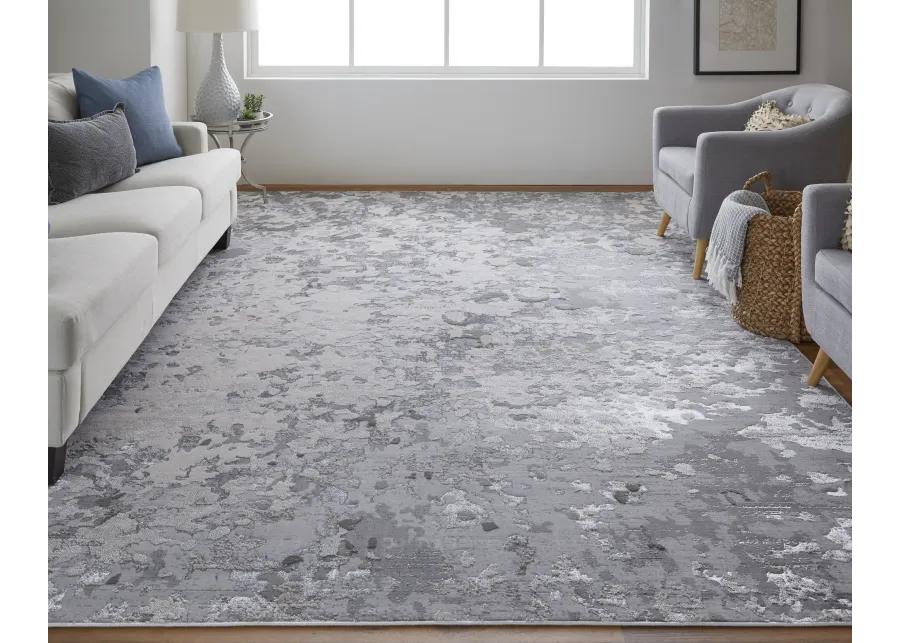 Micah 3336F Silver/Gray/White 5' x 8' Rug