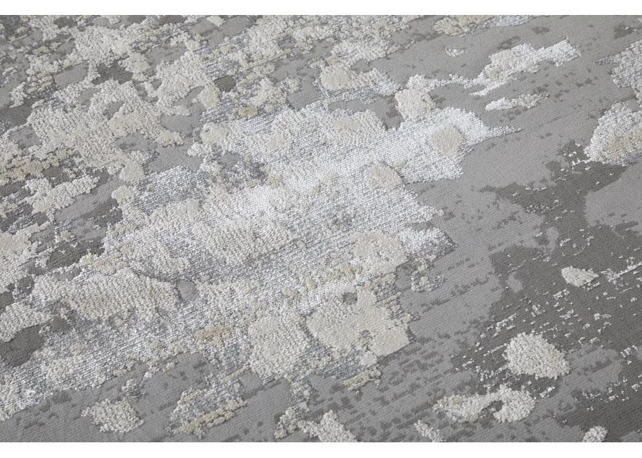 Micah 3336F Silver/Gray/White 5' x 8' Rug