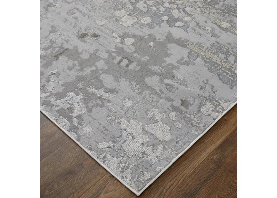 Micah 3336F Silver/Gray/White 5' x 8' Rug