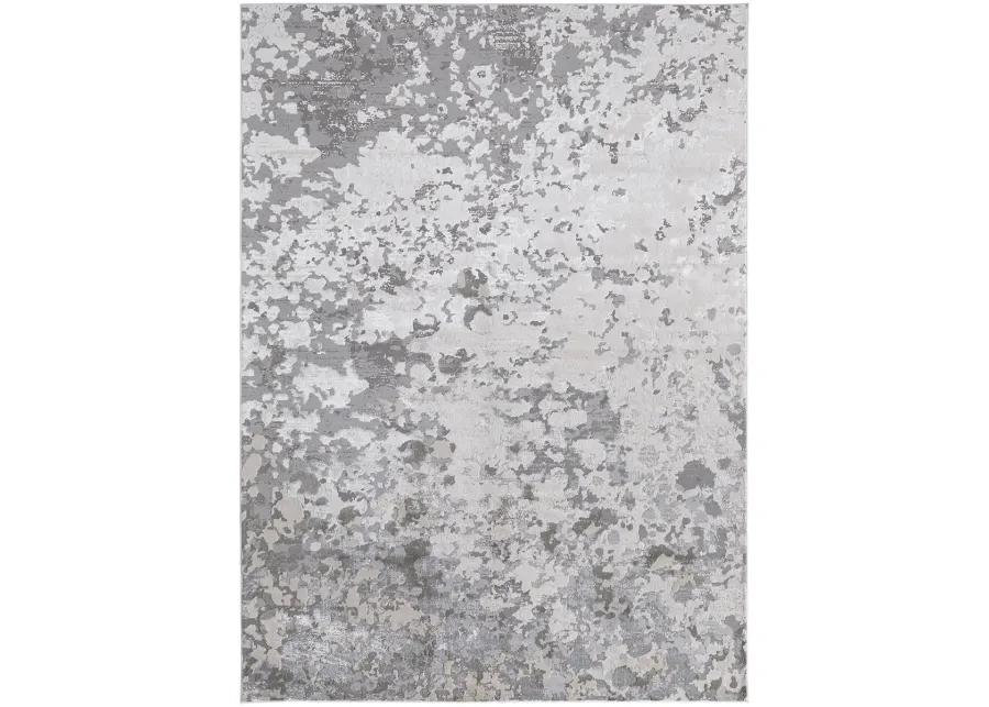 Micah 3336F Silver/Gray/White 5' x 8' Rug