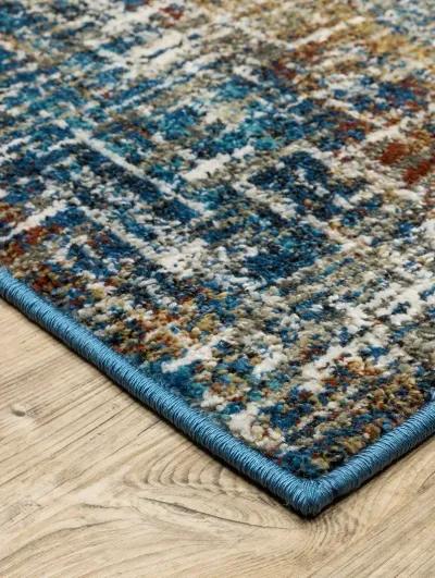 Venice 3'10" x 5'5" Blue Rug