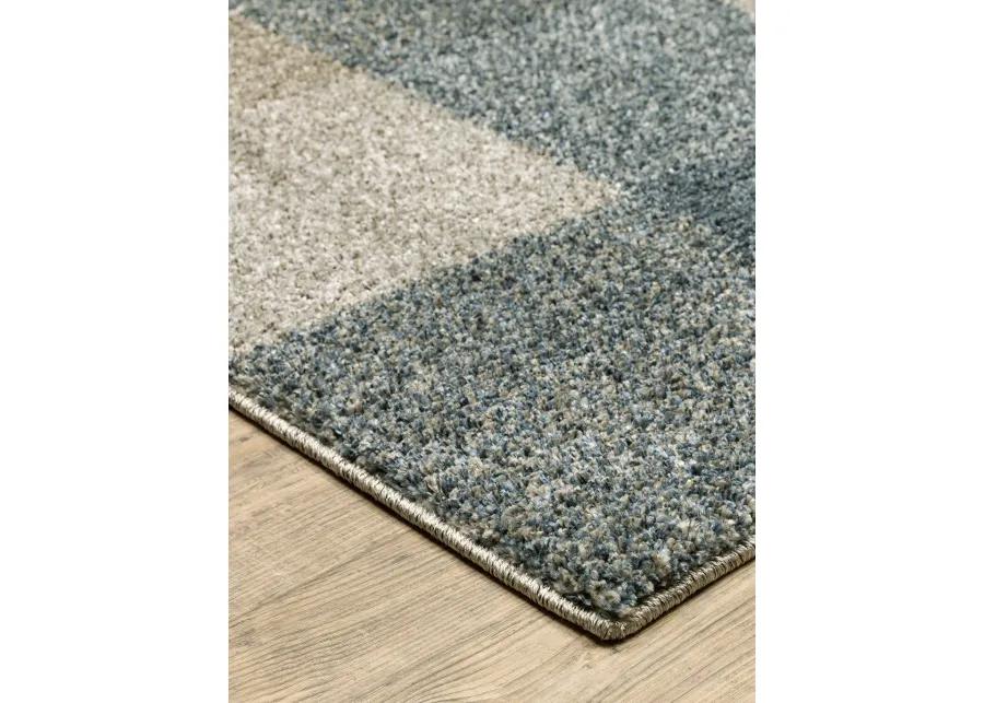 Alton 2'3" x 7'6" Blue Rug