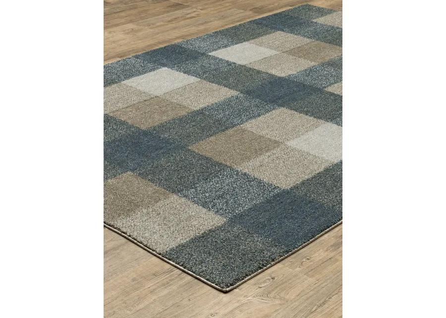 Alton 2'3" x 7'6" Blue Rug