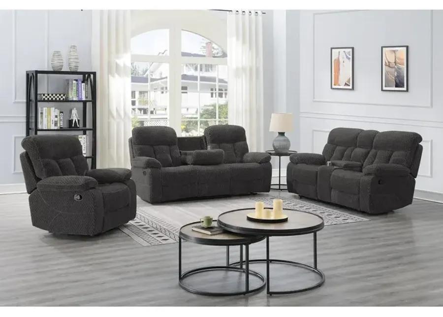 New Classic Furniture Bravo 2Pc Sofa & Console Loveseat - Charcoal