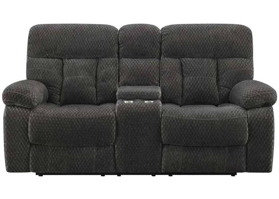 New Classic Furniture Bravo 2Pc Sofa & Console Loveseat - Charcoal