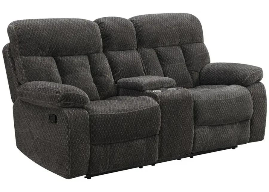 New Classic Furniture Bravo 2Pc Sofa & Console Loveseat - Charcoal