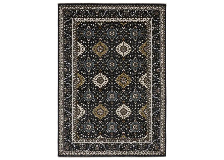 Vivian 9'10" x 12'10" Navy Rug