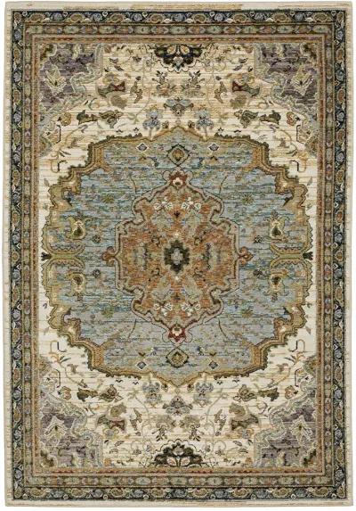 Andorra 1'10" x 3'2" Ivory Rug