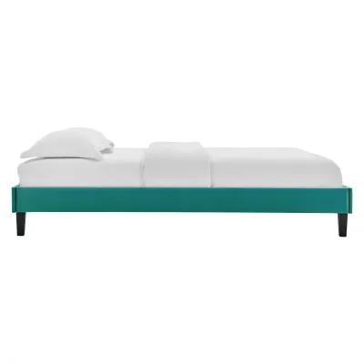 Modway - Reign King Performance Velvet Platform Bed Frame