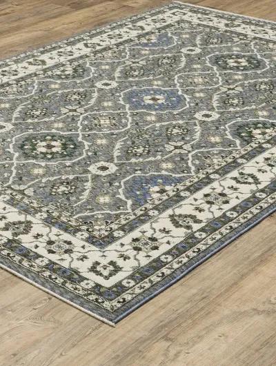 Hastings 3'10" x 5'5" Blue Rug