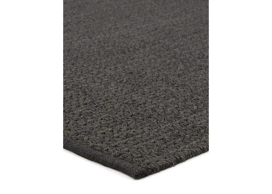 Nirvana Premium Iver Gray 2'6" x 10' Runner Rug