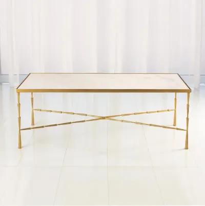 Spike Cocktail Table- Brass