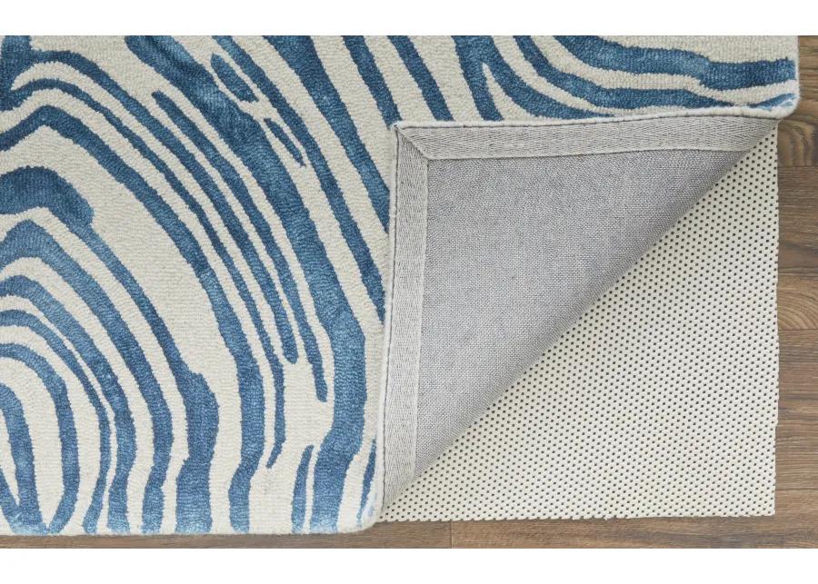 Lorrain 8920F Blue/Ivory 2' x 3' Rug