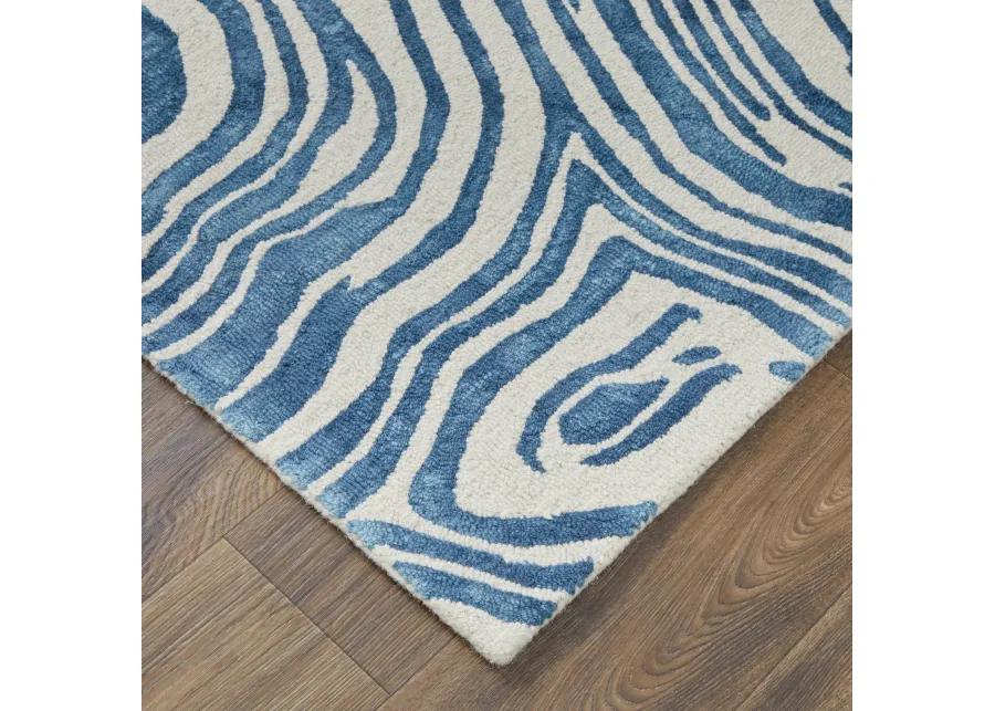 Lorrain 8920F Blue/Ivory 2' x 3' Rug