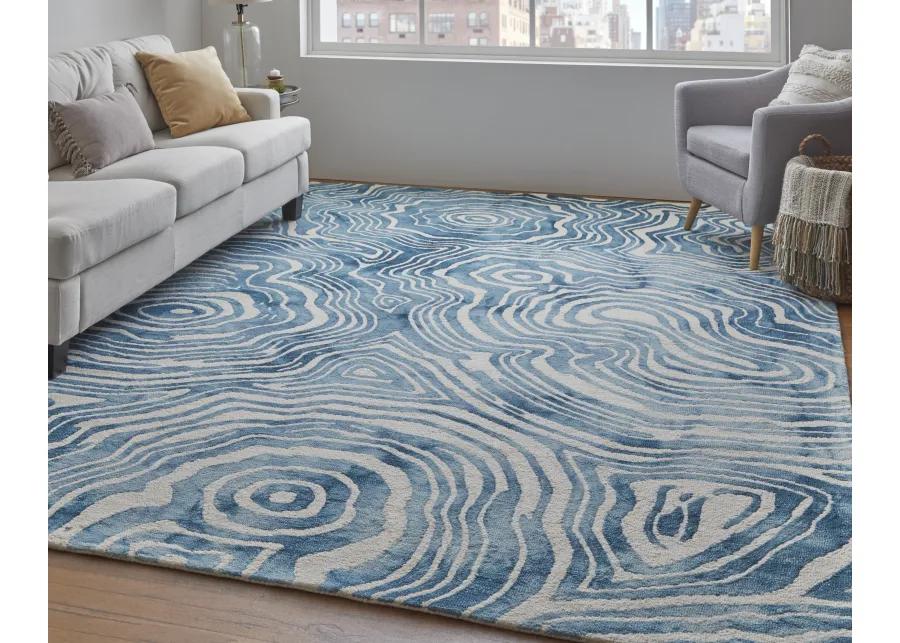 Lorrain 8920F Blue/Ivory 2' x 3' Rug