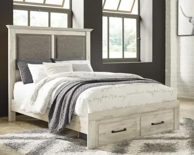 Cambeck Queen Upholstered Panel Storage Bed