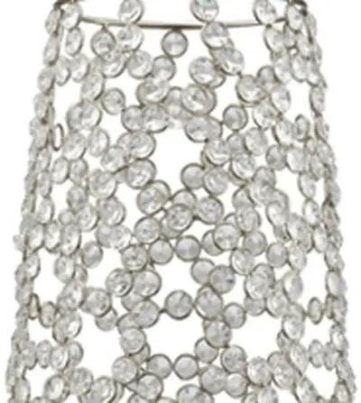 Homezia 40"  Bling Faux Crystal Abstract Twigs Barrel Floor Vase