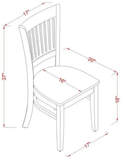 Dining Table- Dining Chairs, NFVA5-LWH-W