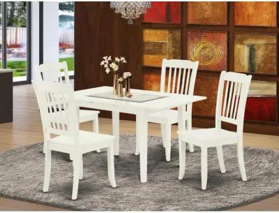 Dining Table- Dining Chairs, NFVA5-LWH-W