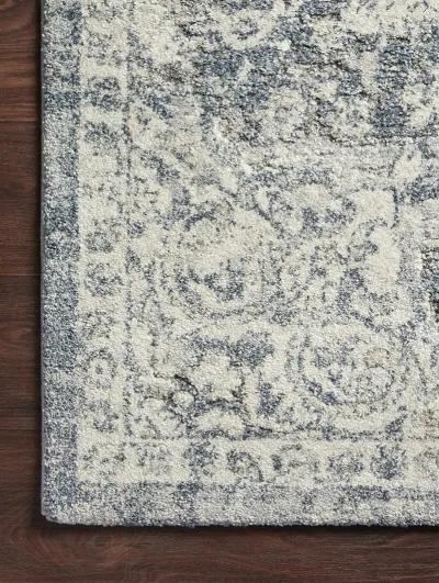 Theory THY02 Ivory/Blue 5'3" x 7'8" Rug