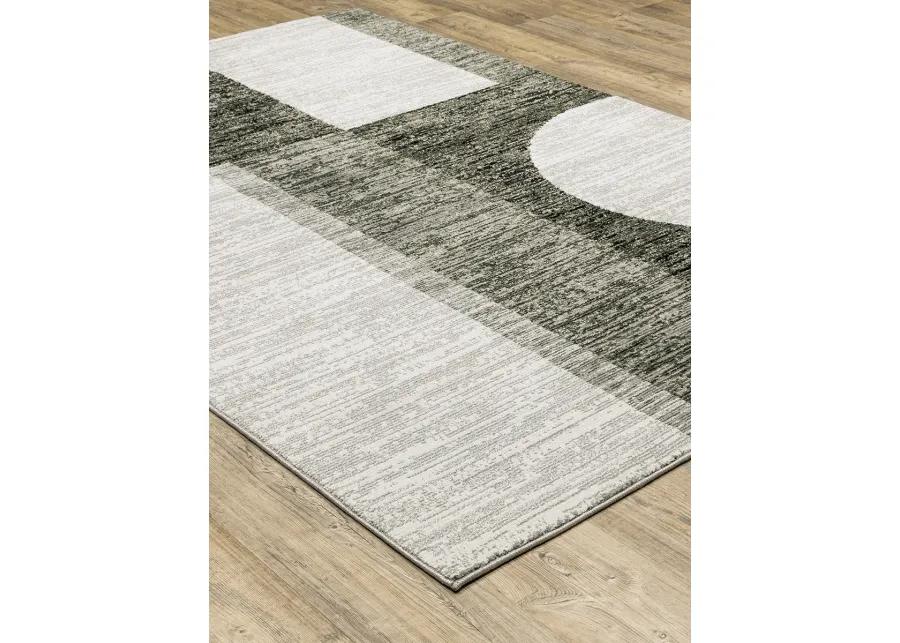 Strada 3'3" x 5'2" Charcoal Rug