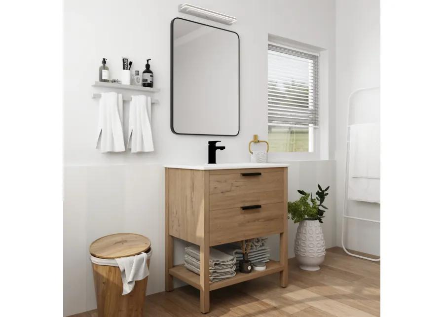 30 Inch Bathroom Vanity Plywood With 2 Drawers