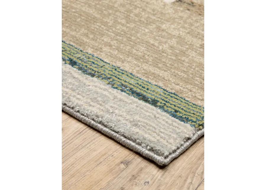 Strada 8'6" x 11'7" Beige Rug