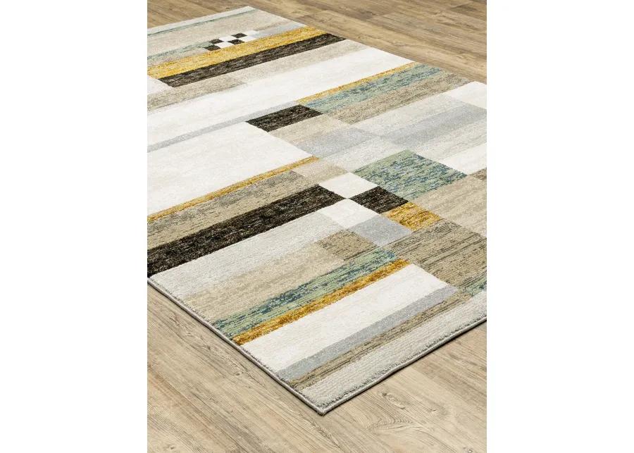 Strada 8'6" x 11'7" Beige Rug